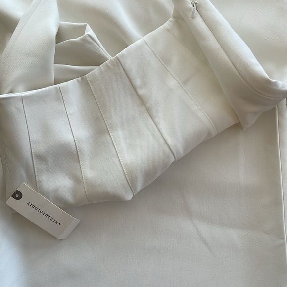 Anthropologie Maeve Clean Crop Wide-Leg Pants NWT Sz 00 - Picture 9 of 11